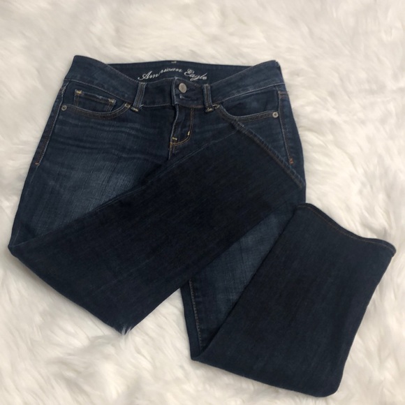 American eagle artist crop jeans size 0 regular - Picture 4 of 6